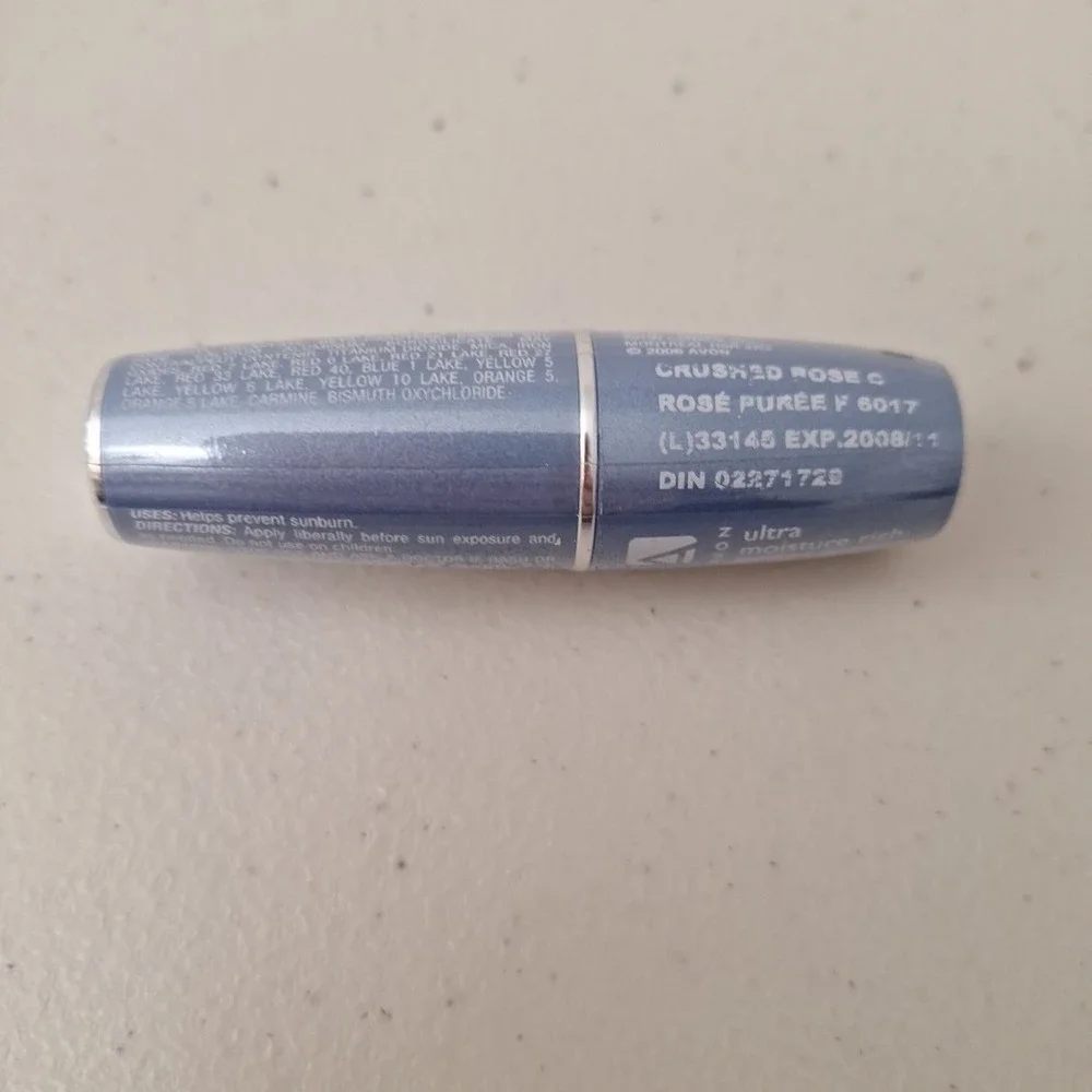 New Sealed AVON ULTRA Moisture RICH LIPSTICK Lip Color - CRUSHED ROSE